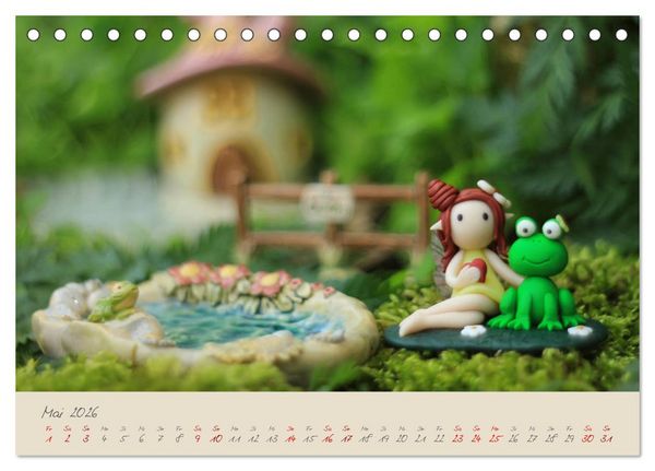 Produktbild: Im Reich der Elfen (Tischkalender 2026 DIN A5 quer), CALVENDO Monatskalender