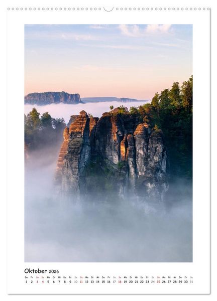 Produktbild: Zauberhafte Landschaften (hochwertiger Premium Wandkalender 2026 DIN A2 hoch), Kunstdruck in Hochglanz