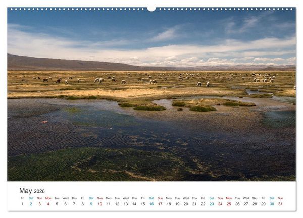 Produktbild: Mysterious Peru (Wall Calendar 2026 DIN A2 landscape), CALVENDO 12 Month Wall Calendar