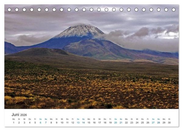 Produktbild: Vielfalt Neuseeland (Tischkalender 2026 DIN A5 quer), CALVENDO Monatskalender
