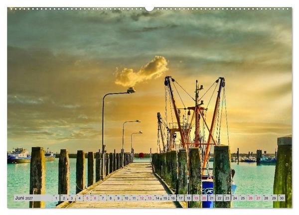 Produktbild: Holland, wo die Seele baden geht (hochwertiger Premium Wandkalender 2027 DIN A2 quer), Kunstdruck in Hochglanz