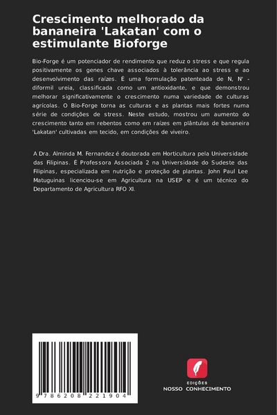 Produktbild: Crescimento melhorado da bananeira 'Lakatan' com o estimulante Bioforge