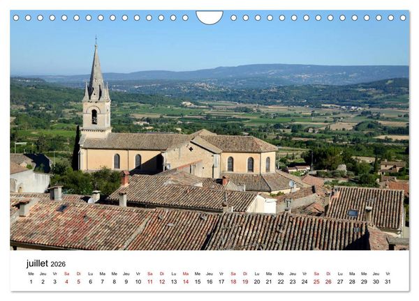 Produktbild: Les plus beaux villages du Luberon (Calendrier mural 2026 DIN A4 vertical), CALVENDO calendrier mensuel