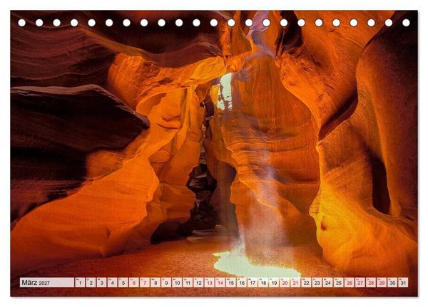 Produktbild: Sehnsuchts Landschaften im Amerikanischen Westen (Tischkalender 2027 DIN A5 quer), CALVENDO Monatskalender