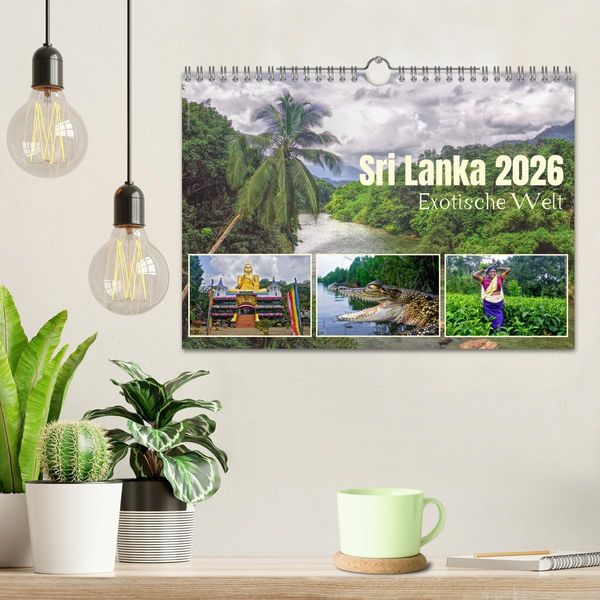 Produktbild: Sri Lanka 2026 &ndash; Exotische Welt (Wandkalender 2026 DIN A4 quer), CALVENDO Monatskalender