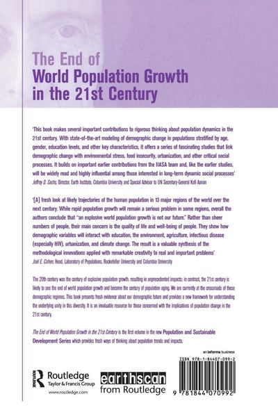 Produktbild: The End of World Population Growth in the 21st Century
