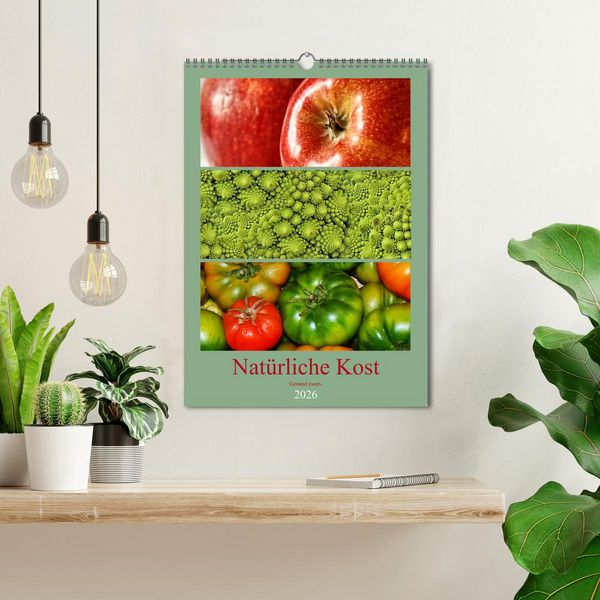 Produktbild: Nat&uuml;rliche Kost - Gesund essen 2026 (Wandkalender 2026 DIN A3 hoch), CALVENDO Monatskalender