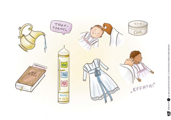 Produktbild: Was passiert bei der Taufe? Kamishibai Bildkartenset