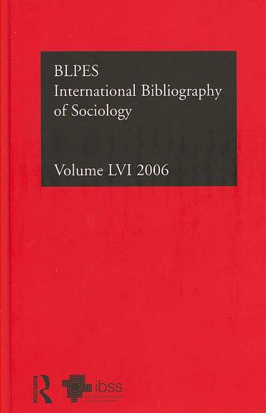 Produktbild: E, C: IBSS: Sociology: 2006 Vol.56