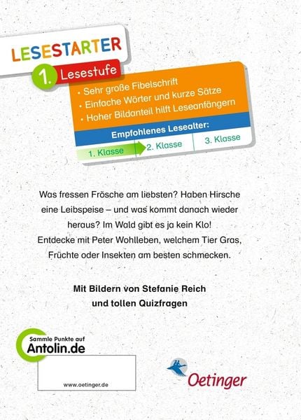 Produktbild: Was fressen die Tiere im Wald?