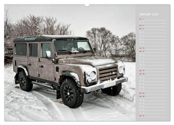 Produktbild: Mit dem 4x4 durch Europa (hochwertiger Premium Wandkalender 2026 DIN A2 quer), Kunstdruck in Hochglanz