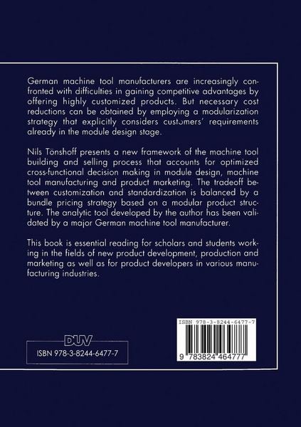 Produktbild: Modular Machine Tools