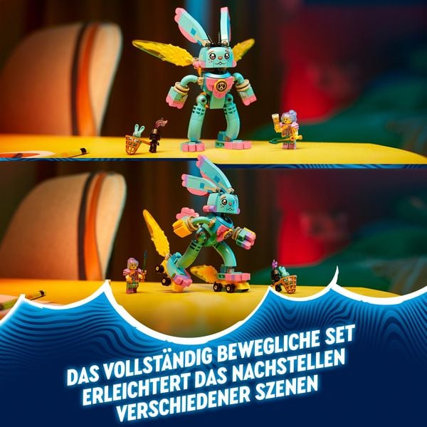 Produktbild: LEGO DREAMZzz 71453 Izzie und ihr Hase Bunchu Set, Tier-Spielzeug