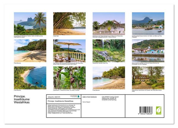 Produktbild: Principe. Inseltr&auml;ume Westafrikas (hochwertiger Premium Wandkalender 2026 DIN A2 quer), Kunstdruck in Hochglanz