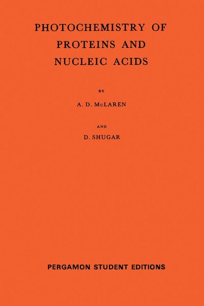 Produktbild: Photochemistry of Proteins and Nucleic Acids