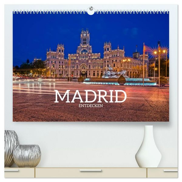 Produktbild: Madrid entdecken (hochwertiger Premium Wandkalender 2026 DIN A2 quer), Kunstdruck in Hochglanz