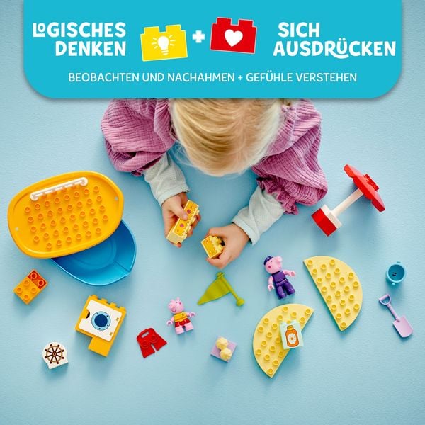 LEGO DUPLO 10432 Peppas Bootsausflug: Spielzeugboot, ab 2 Jahren