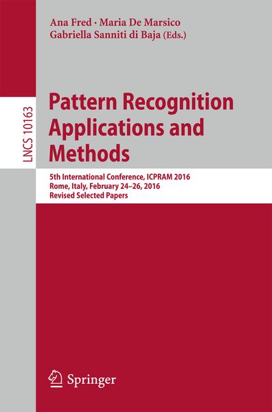 Produktbild: Pattern Recognition Applications and Methods
