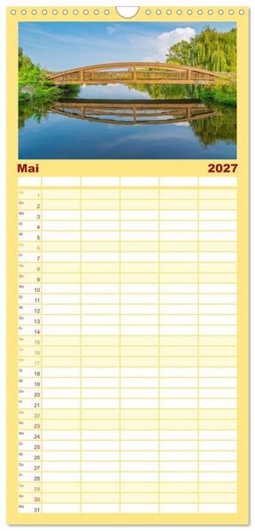Produktbild: Familienplaner 2027 - Merseburg - Meine Domstadt an der Saale mit 5 Spalten (Wandkalender, 21 x 45 cm) CALVENDO