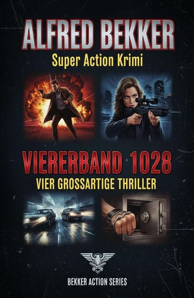 Produktbild: Super Action Krimi Viererband 1028 - Vier gro&szlig;artige Thriller