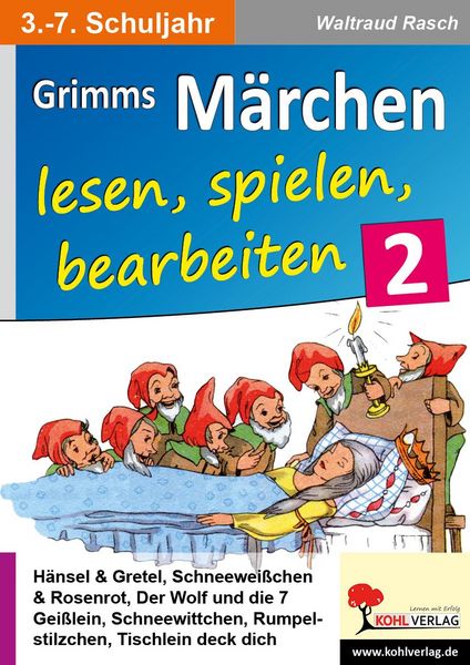 Produktbild: Grimms M&auml;rchen lesen, spielen, bearbeiten / Band 2