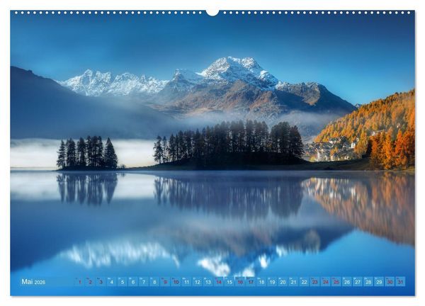 Produktbild: Bergstille - Landschaften, die ber&uuml;hren (Wandkalender 2026 DIN A2 quer), CALVENDO Monatskalender