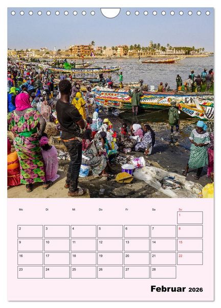 Produktbild: Lebendiges Westafrika - Mauretanien, Senegal, Guinea, Bissau (Wandkalender 2026 DIN A4 hoch), CALVENDO Monatskalender