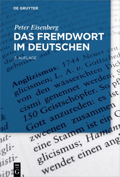 Produktbild: Das Fremdwort im Deutschen