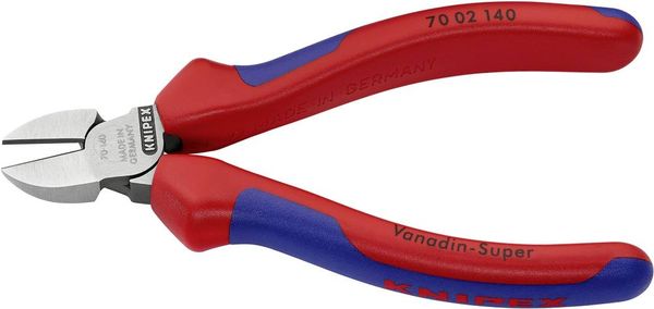 Knipex 70 02 140 Werkstatt Seitenschneider mit Facette 140mm