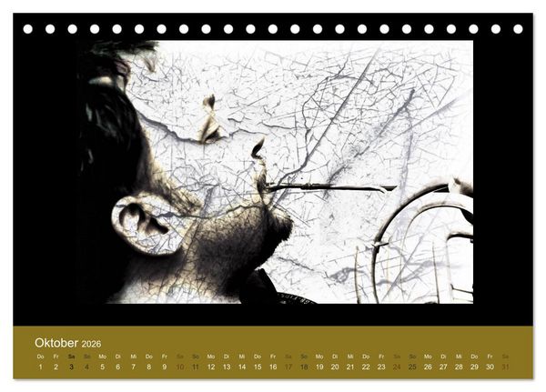 Produktbild: Klangbilder Instrumental-KUNST (Tischkalender 2026 DIN A5 quer), CALVENDO Monatskalender