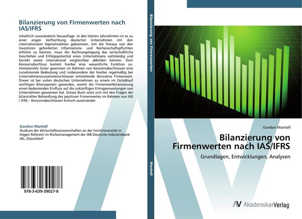 Produktbild: Bilanzierung von Firmenwerten nach IAS/IFRS