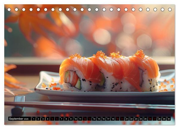 Produktbild: Sushi Zauber (Tischkalender 2026 DIN A5 quer), CALVENDO Monatskalender