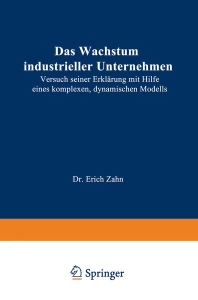 Produktbild: Das Wachstum industrieller Unternehmen