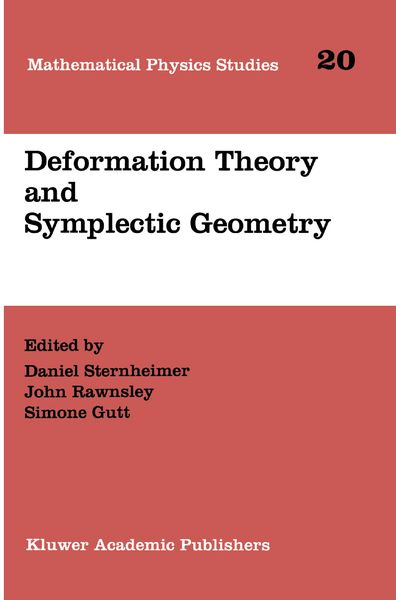 Produktbild: Deformation Theory and Symplectic Geometry