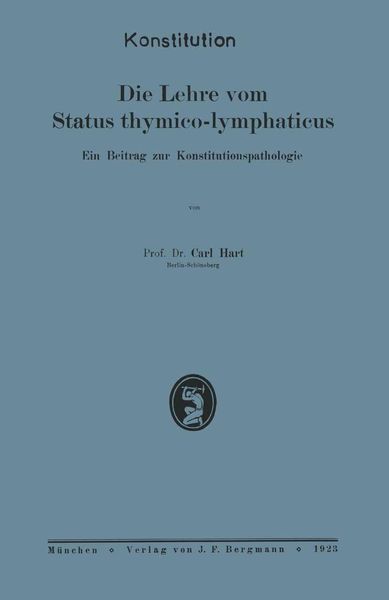 Produktbild: Die Lehre vom Status thymico-lymphaticus