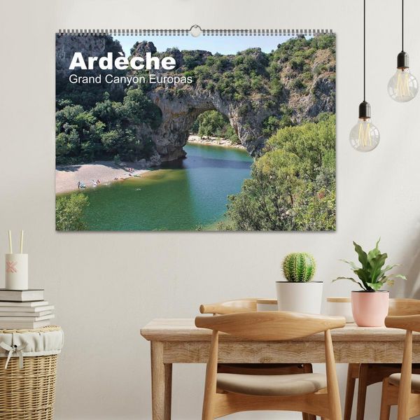 Produktbild: Ard&egrave;che, Grand Canyon Europas (Wandkalender 2026 DIN A2 quer), CALVENDO Monatskalender