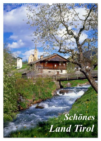 Produktbild: Sch&ouml;nes Land Tirol (Wandkalender 2026 DIN A2 hoch), CALVENDO Monatskalender