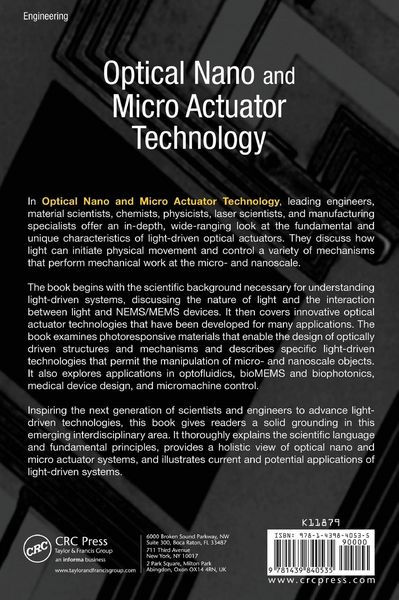 Produktbild: Optical Nano and Micro Actuator Technology