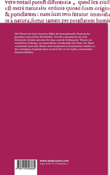 Produktbild: Die Staatsrechtslehre des Francisco Su&aacute;rez
