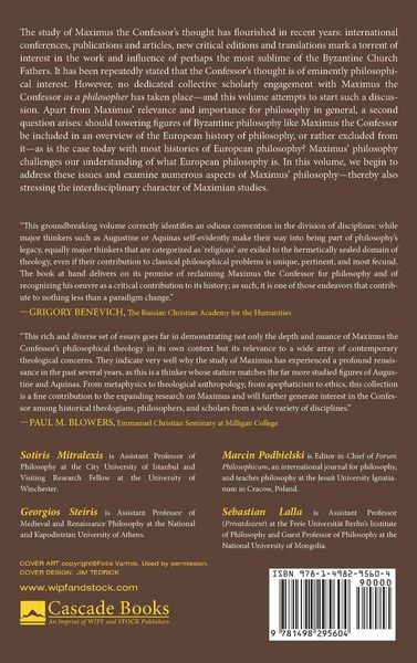 Produktbild: Maximus the Confessor as a European Philosopher