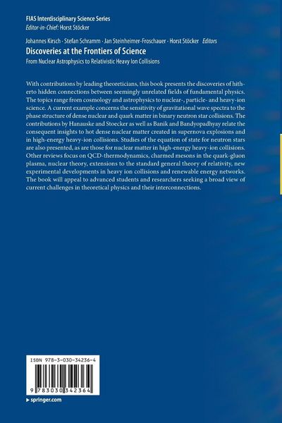 Produktbild: Discoveries at the Frontiers of Science