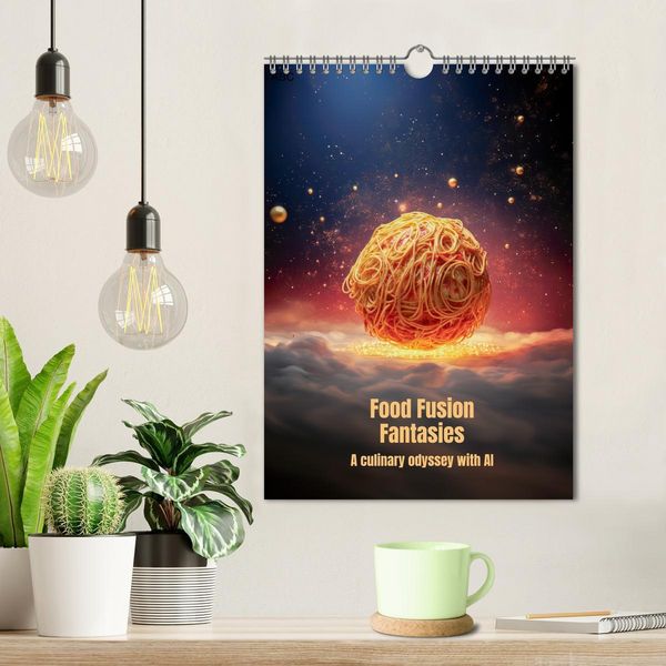 Produktbild: Food Fusion Fantasies (Wall Calendar 2026 DIN A4 portrait), CALVENDO 12 Month Wall Calendar