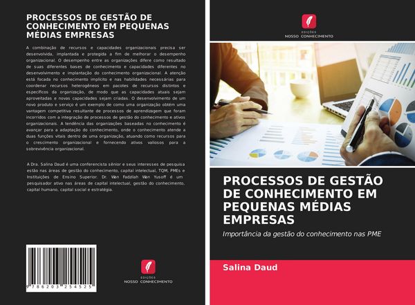 Produktbild: Processos De Gest&atilde;o De Conhecimento Em Pequenas M&eacute;dias Empresas