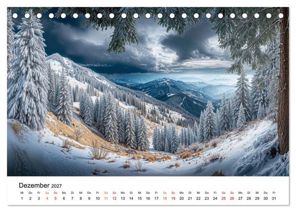 Produktbild: Deutschland - zwischen Bergen und Meeren (Tischkalender 2027 DIN A5 quer), CALVENDO Monatskalender