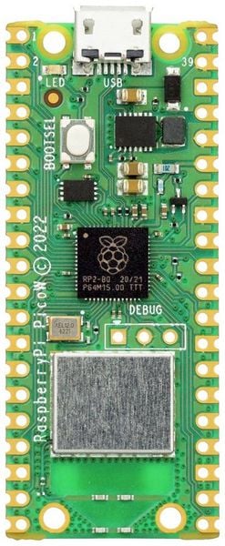 Produktbild: Raspberry Pi&reg; Pico W Mikrocontroller RP-PICO-W