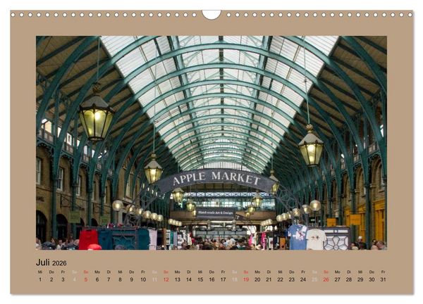 Produktbild: London (Wandkalender 2026 DIN A3 quer), CALVENDO Monatskalender