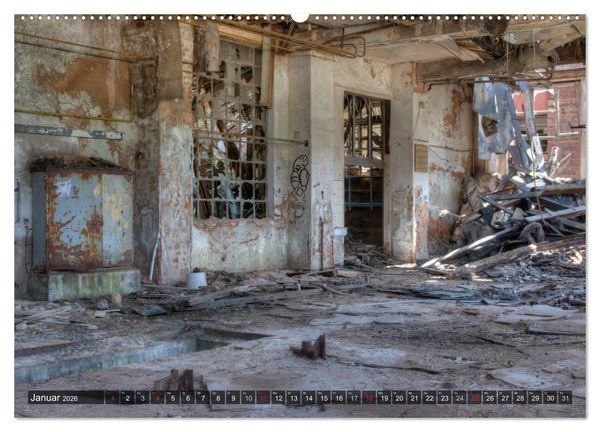 Produktbild: Lost Places in Deutschland 2026 (hochwertiger Premium Wandkalender 2026 DIN A2 quer), Kunstdruck in Hochglanz