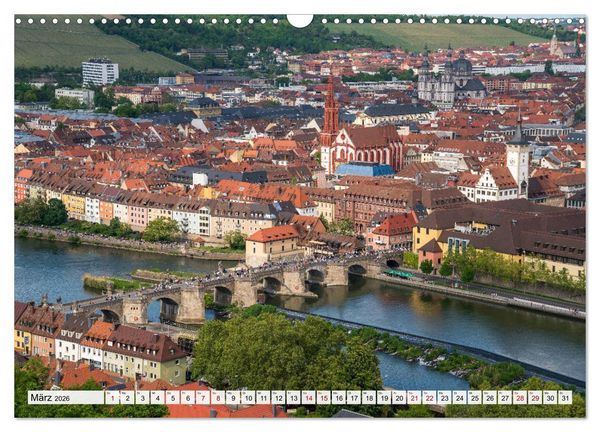 Produktbild: W&uuml;rzburg - Bayern (Wandkalender 2026 DIN A3 quer), CALVENDO Monatskalender