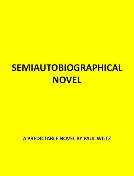 Produktbild: Semiautobiographical Novel