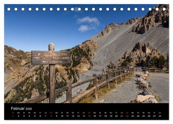 Produktbild: Entschleunigt ... reisen durch traumhafte Landschaften "Les Grandes Alpes" (Tischkalender 2026 DIN A5 quer), CALVENDO Monatskalender